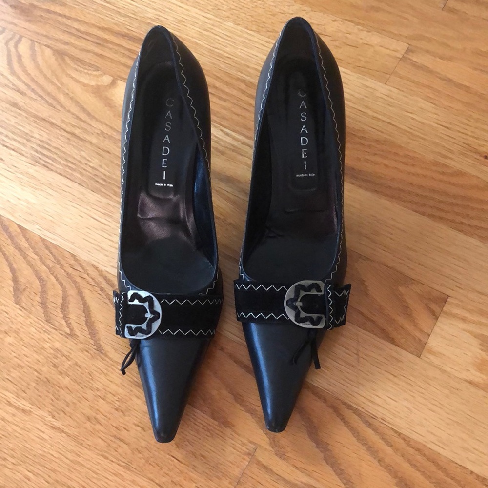 Black Casadei heels